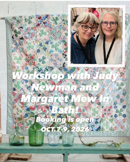 Judy Newman & Margaret Mew Workshop (3days- 10% off until Nov. 16)
